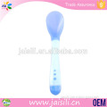 Wholesale Plastic Spoon and Fork Set Temperature Sensing Baby Spoon